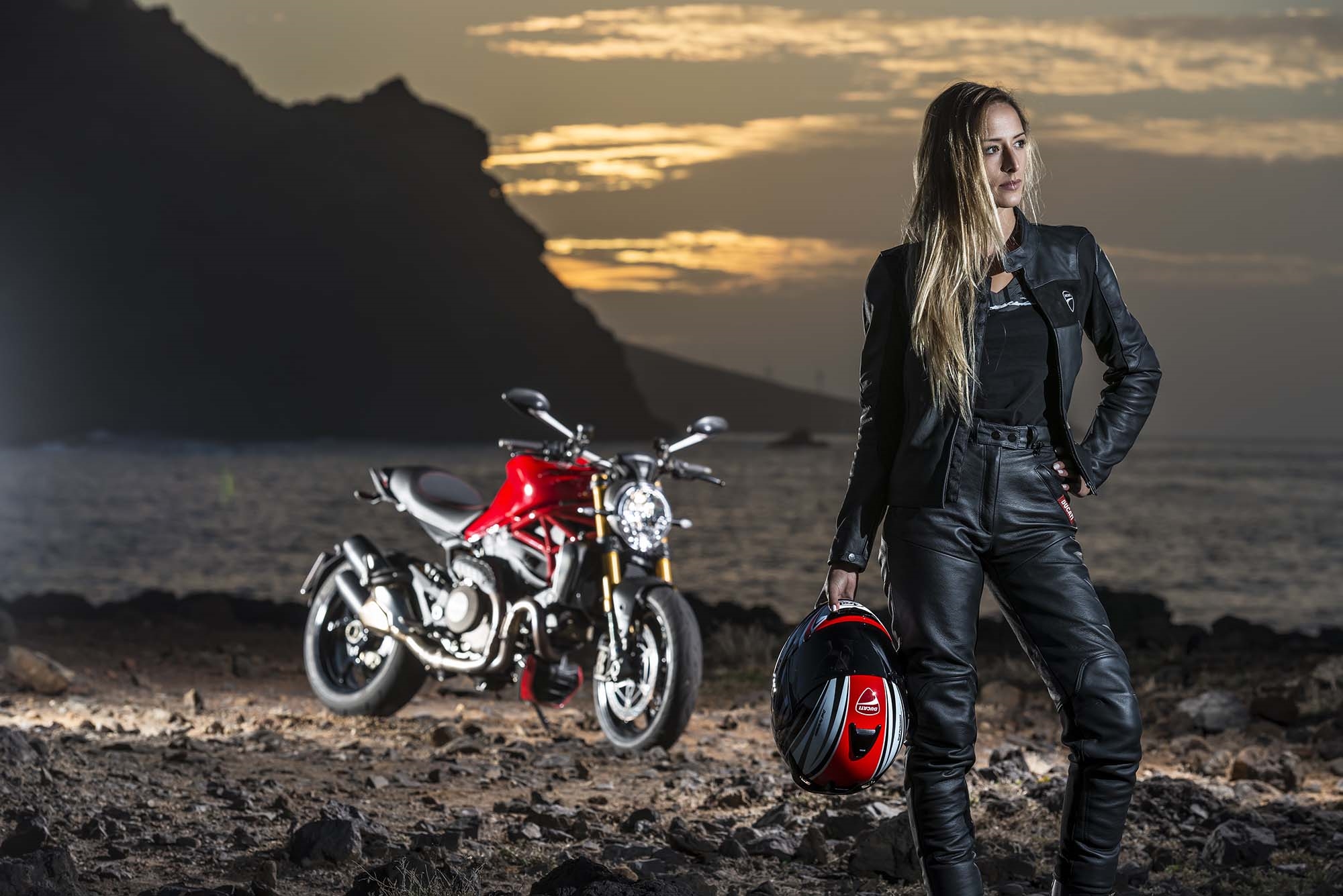 Beautiful girls and motorcycles in Taif