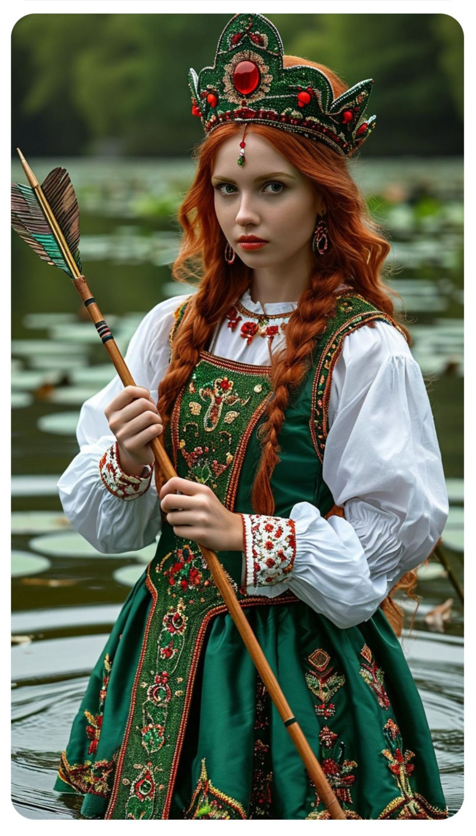 Nude girl Girls in Slavic costumes in Taif