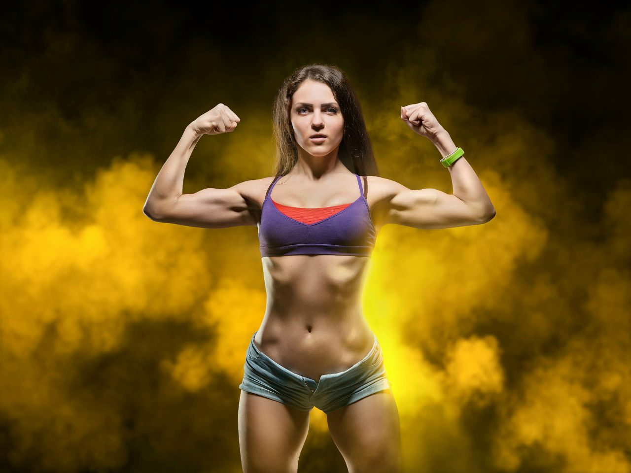 Athletic girls in Taif